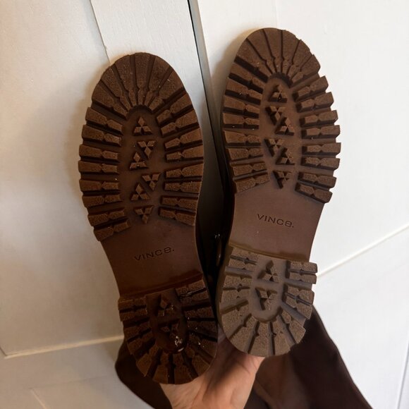 Vince Over-the-Knee Leather Boots Size 7.5 / 37.5 – Stretchy, Comfortable, NWO - Picture 5 of 7